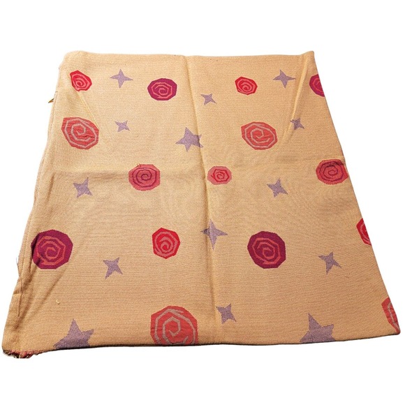 Hotel Collection Classic Other - 1 Hotel Collection Classic Pillow Sham Beige Red Retro Stars 22x20 inch